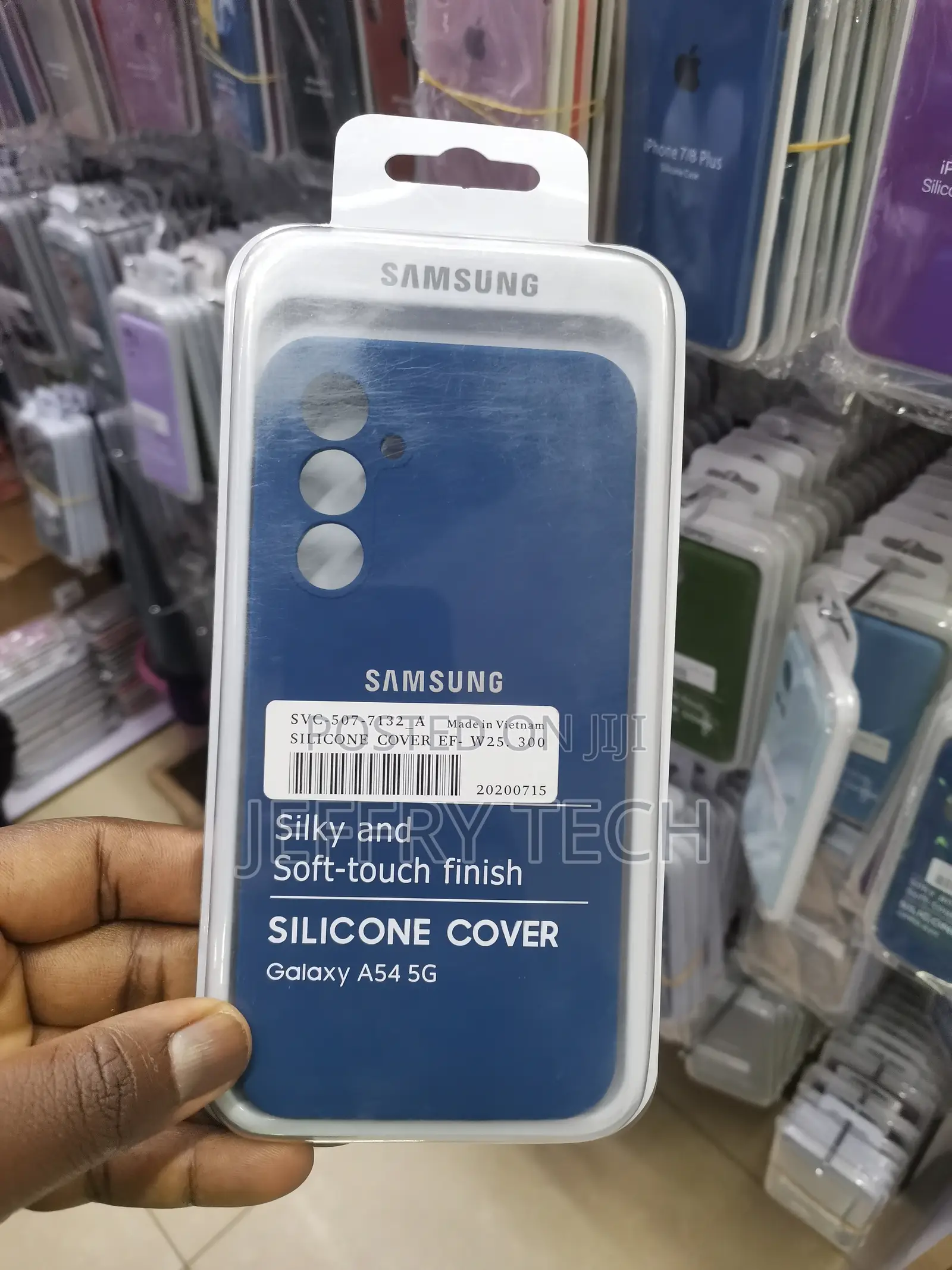 Feishell Samsung Galaxy A54 5g Liquid Silicone Case-Blue
