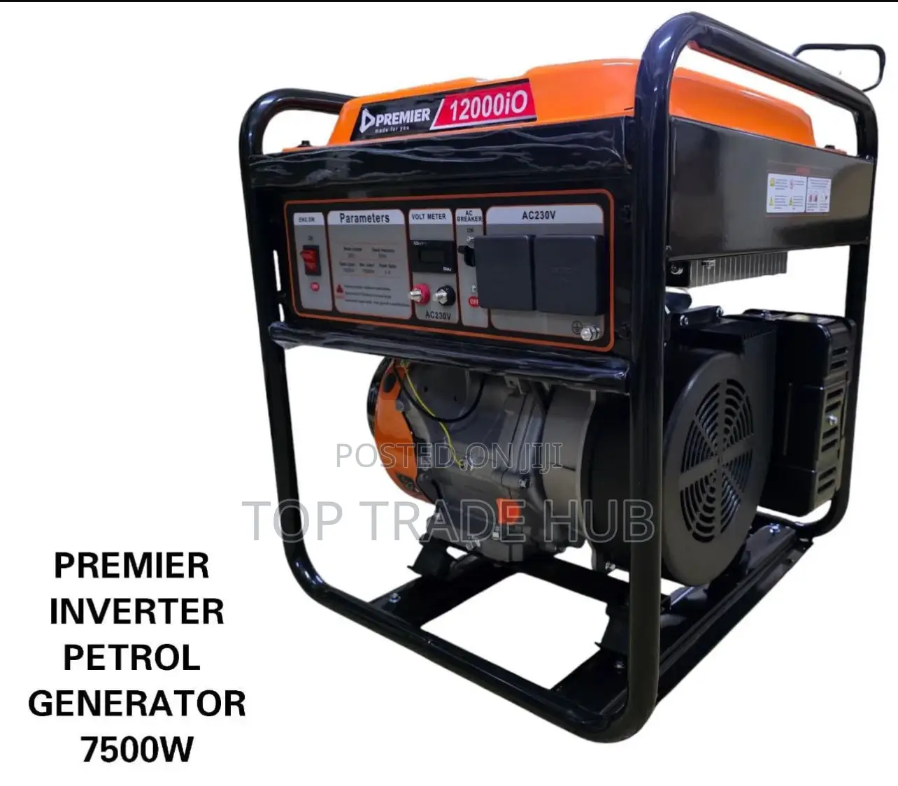 Premier Silent Inverter Petrol Generator 7500w/9.5kva