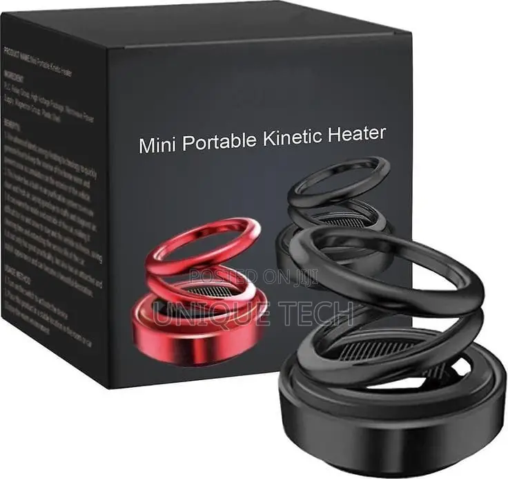 Solar Powered Car Freshener With Double Rotating Ring