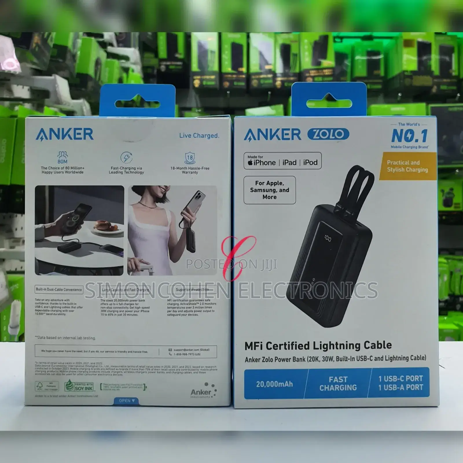 Anker 20,000mah 30w Fast Charging Power Bank
