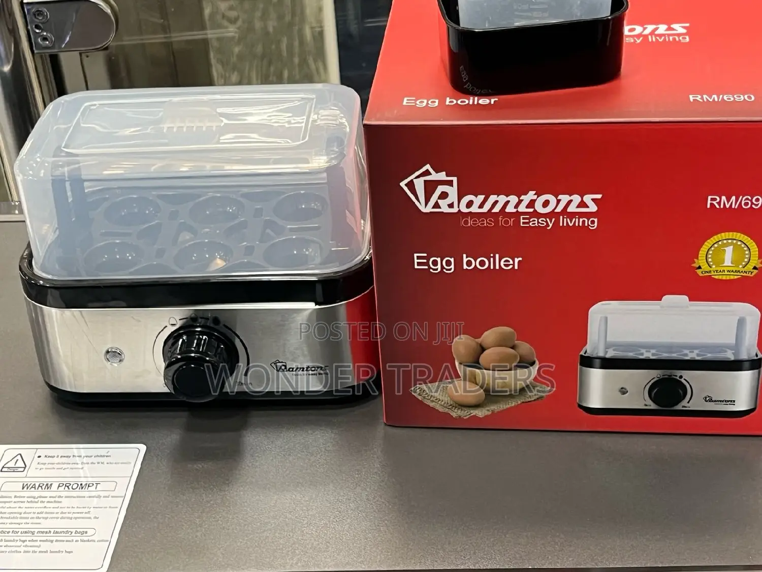 Ramtons Egg Boiler Rm/690