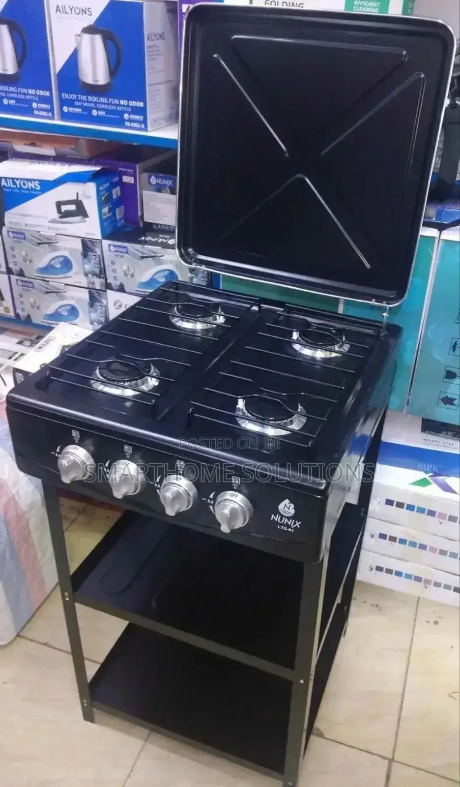 Standing Cooker With Shelves Nunix All Gas