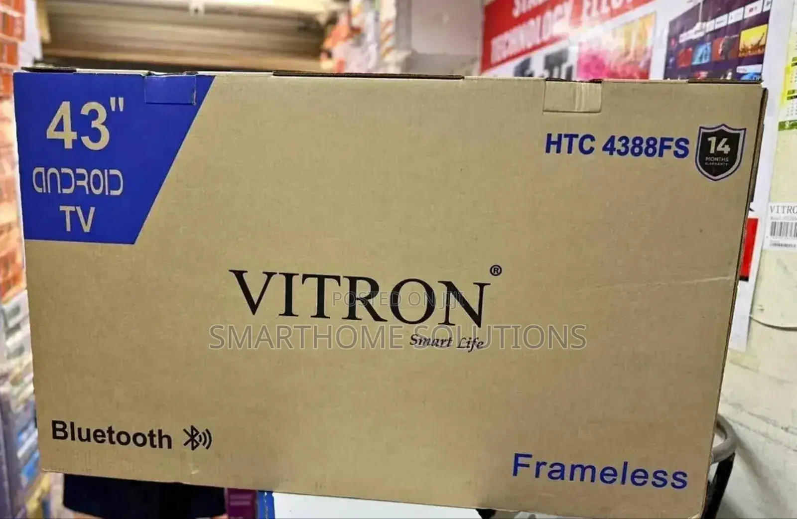 Vitron Vitron43" Htc4388fs 43" Inch Tv Frameless Tv