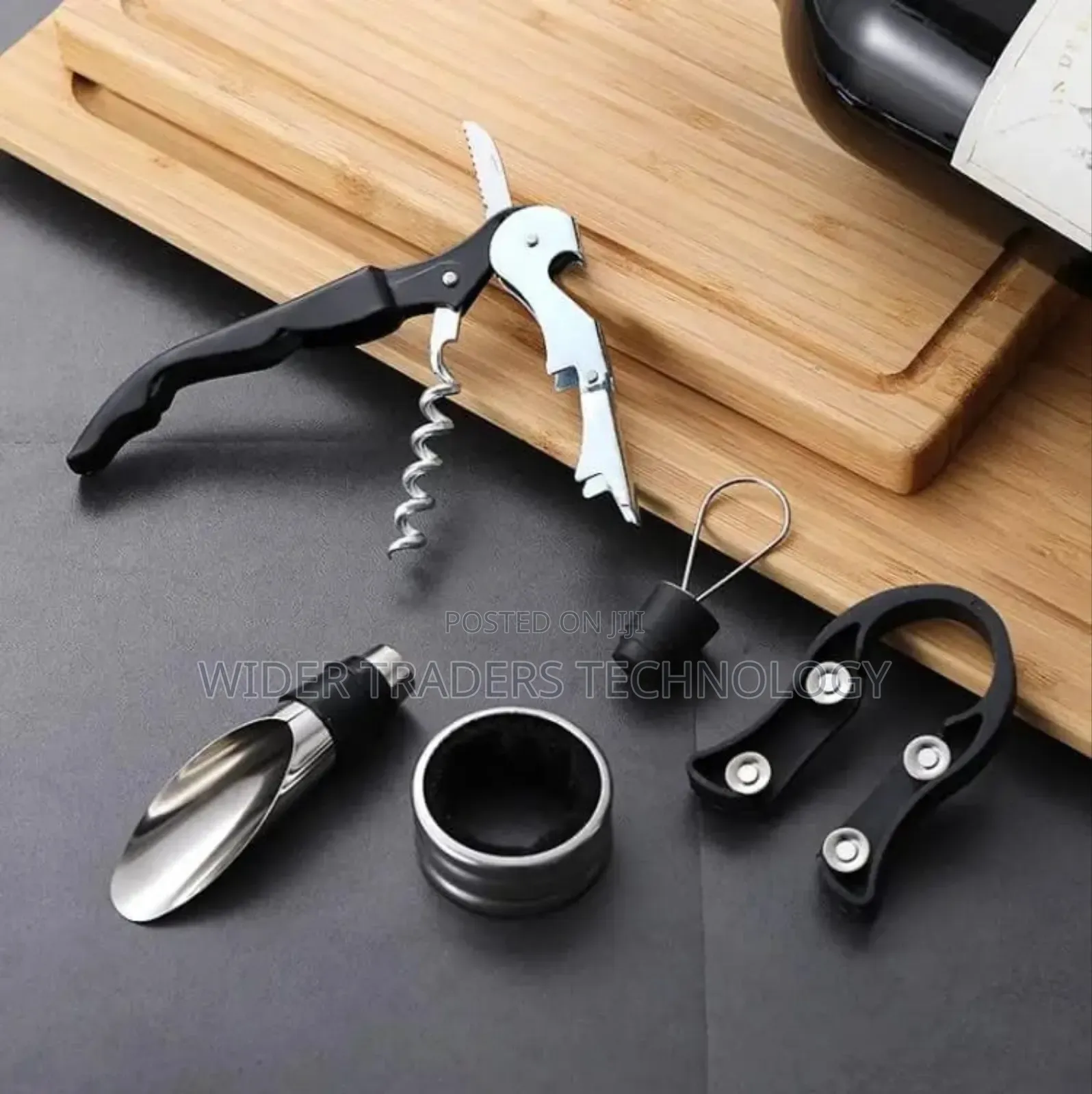 5pcs Stainless Steel Wine Bottle Opener
Contains:
Two Wine