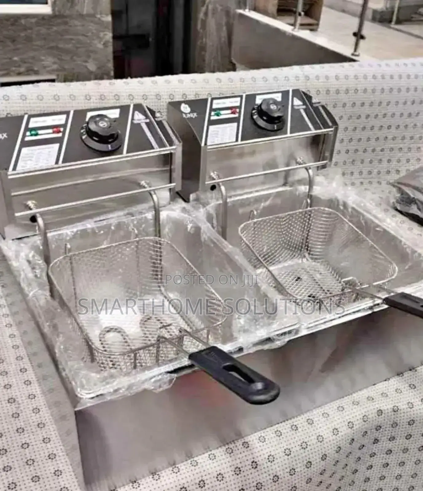 Nunix 6l+6l Double Electric Chips, Chicken Deep Fryer