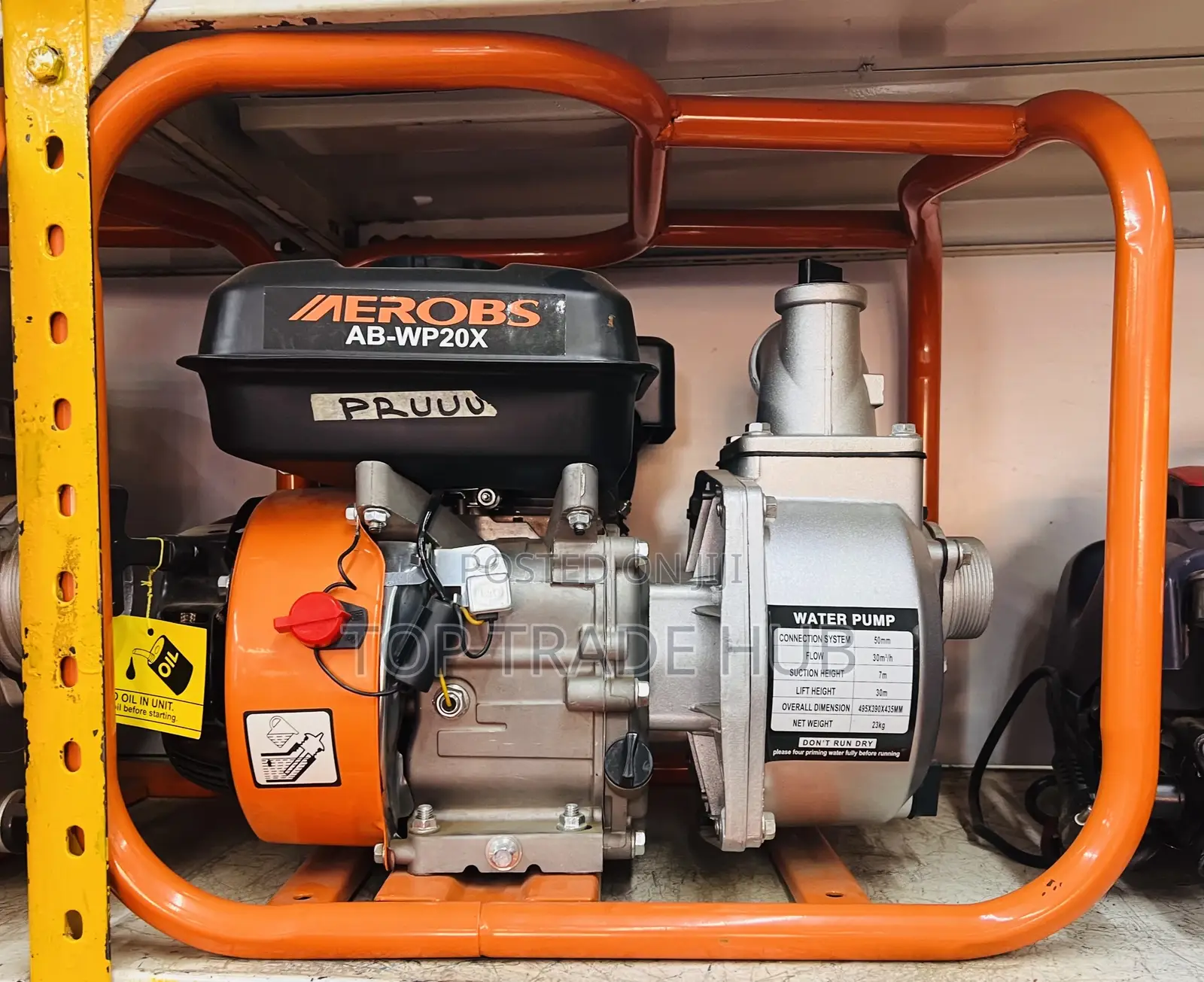 High-quality Aerobs Petrol Water Pump 2 Inch 7hp