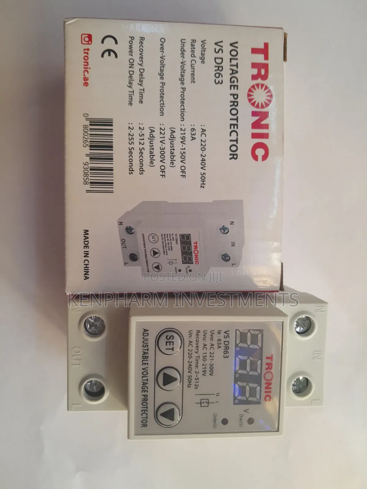 Voltage Protector 63amps Tronic