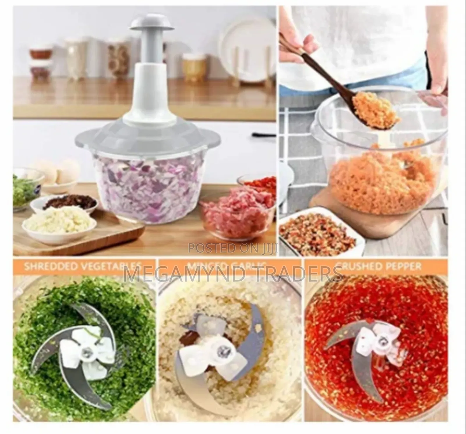 Vegetable Chopper Manual/Push And Press Vegetable Cutter