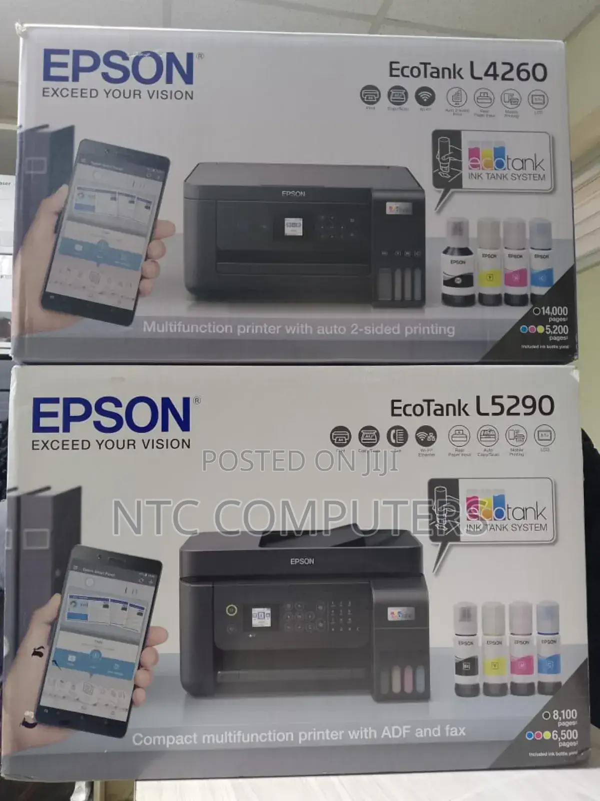 Epson Ecotank L5290 A4 Wi-Fi All-in-One Ink Tank Printer