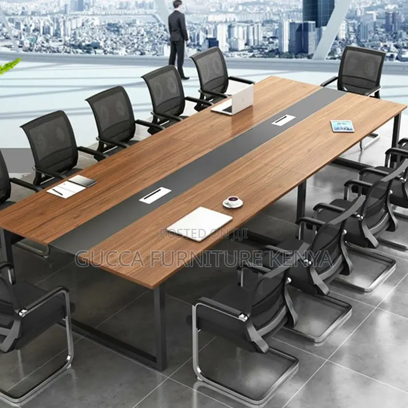 Boardroom Tables:2400mm Modern Wooden Collaboration Table