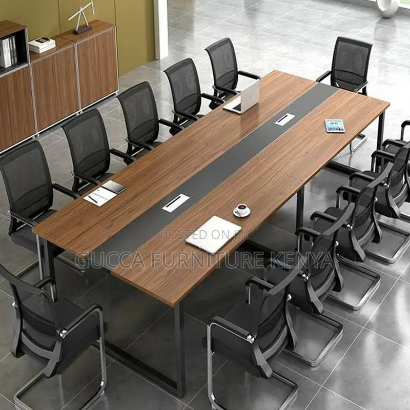 Boardroom Tables:2400mm Modern Wooden Collaboration Table