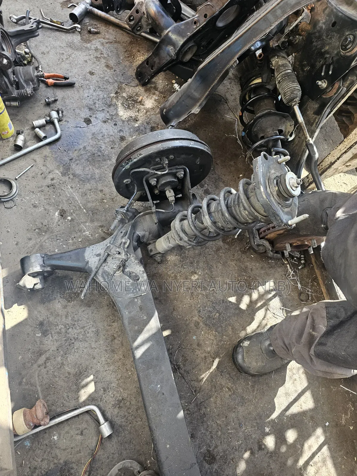 Rear Beam for Wish New Model