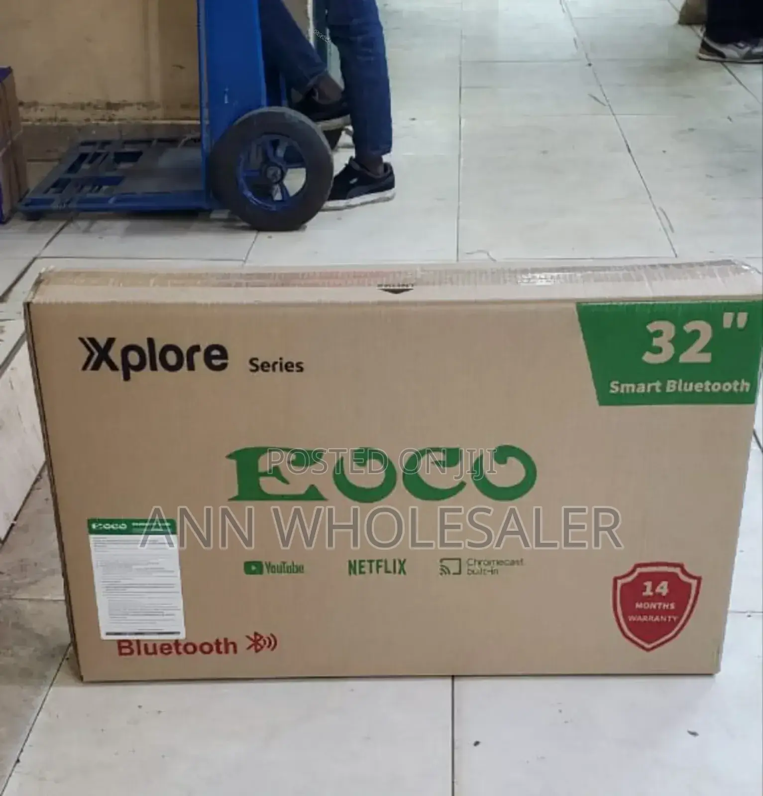 New Arrival 32 Inches Ecco Smart Android Tv With Bluetooth