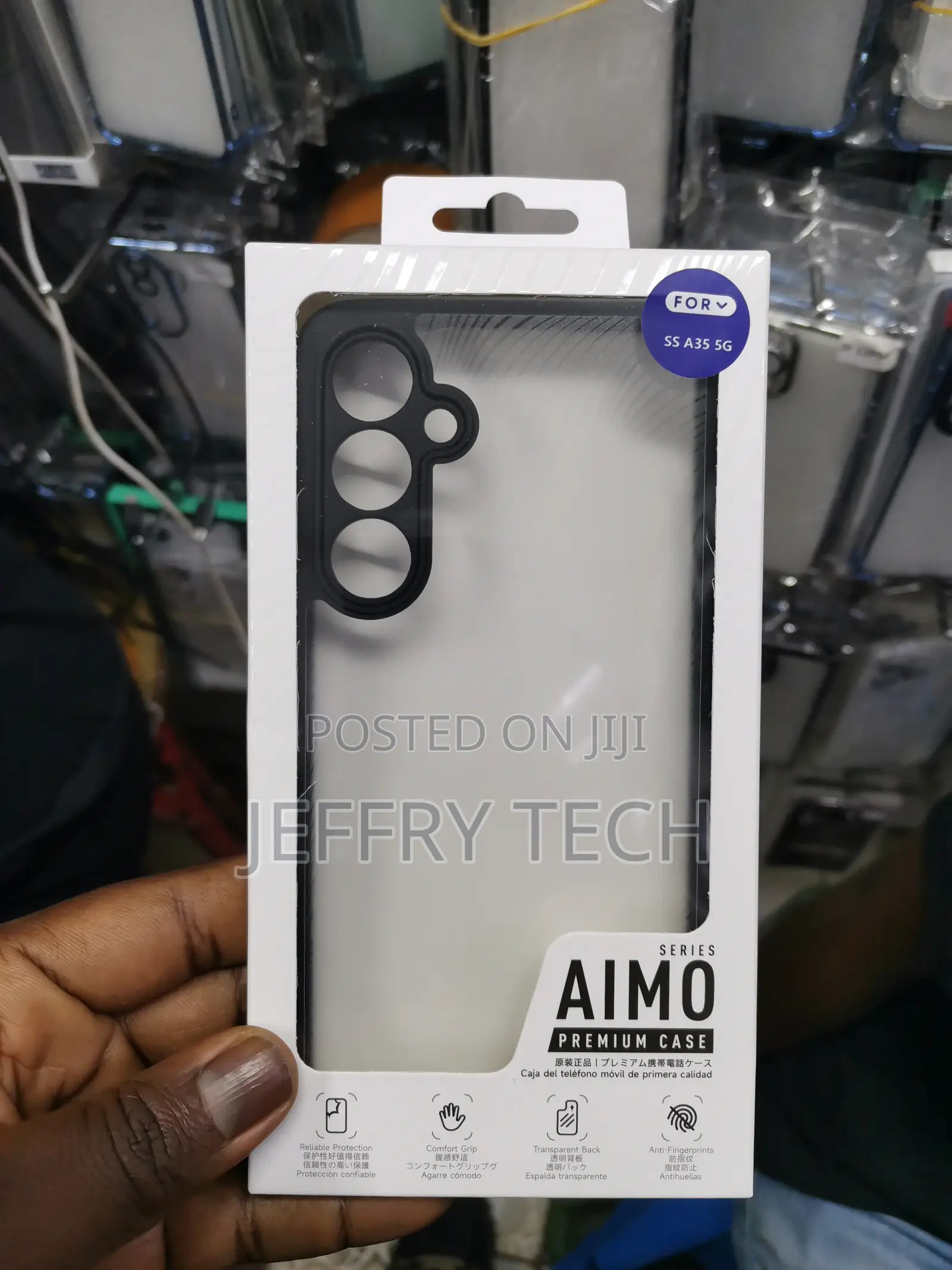 Dux Ducis Aimo Frosted Black Case for Samsung Galaxy A35 5g