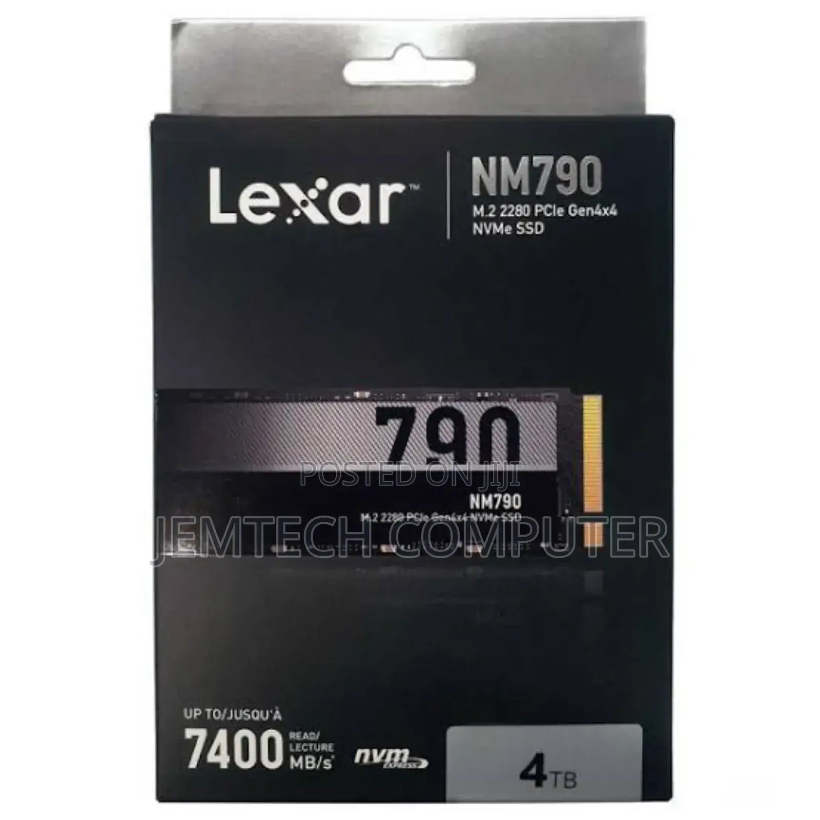 Lexar 4tb Nm790 Pcie 4.0 X4 Nvme M.2 Internal SSD