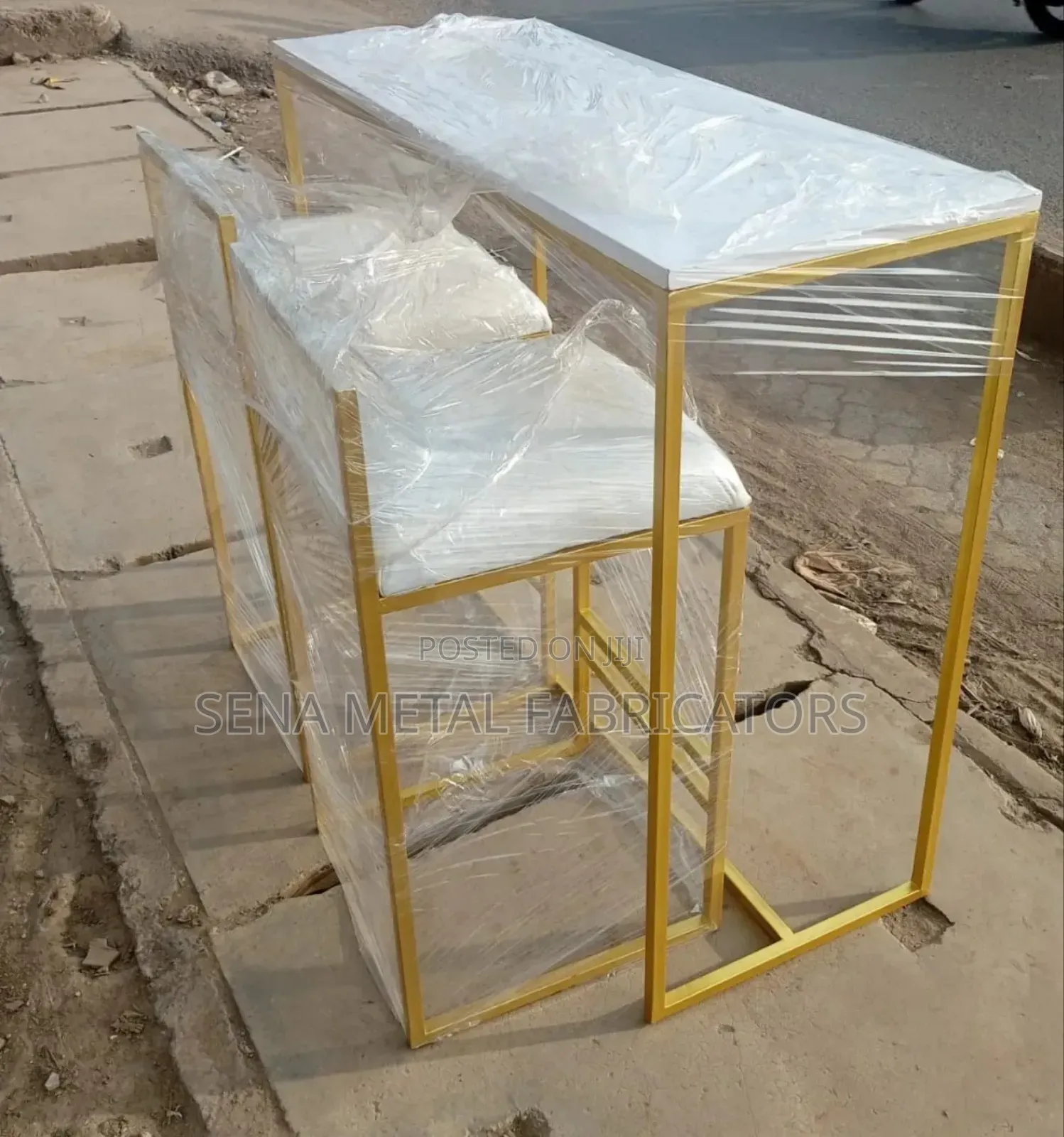 Bar Set,1 Bar Table and 2 Stools or Home Kitchen Dining Set.