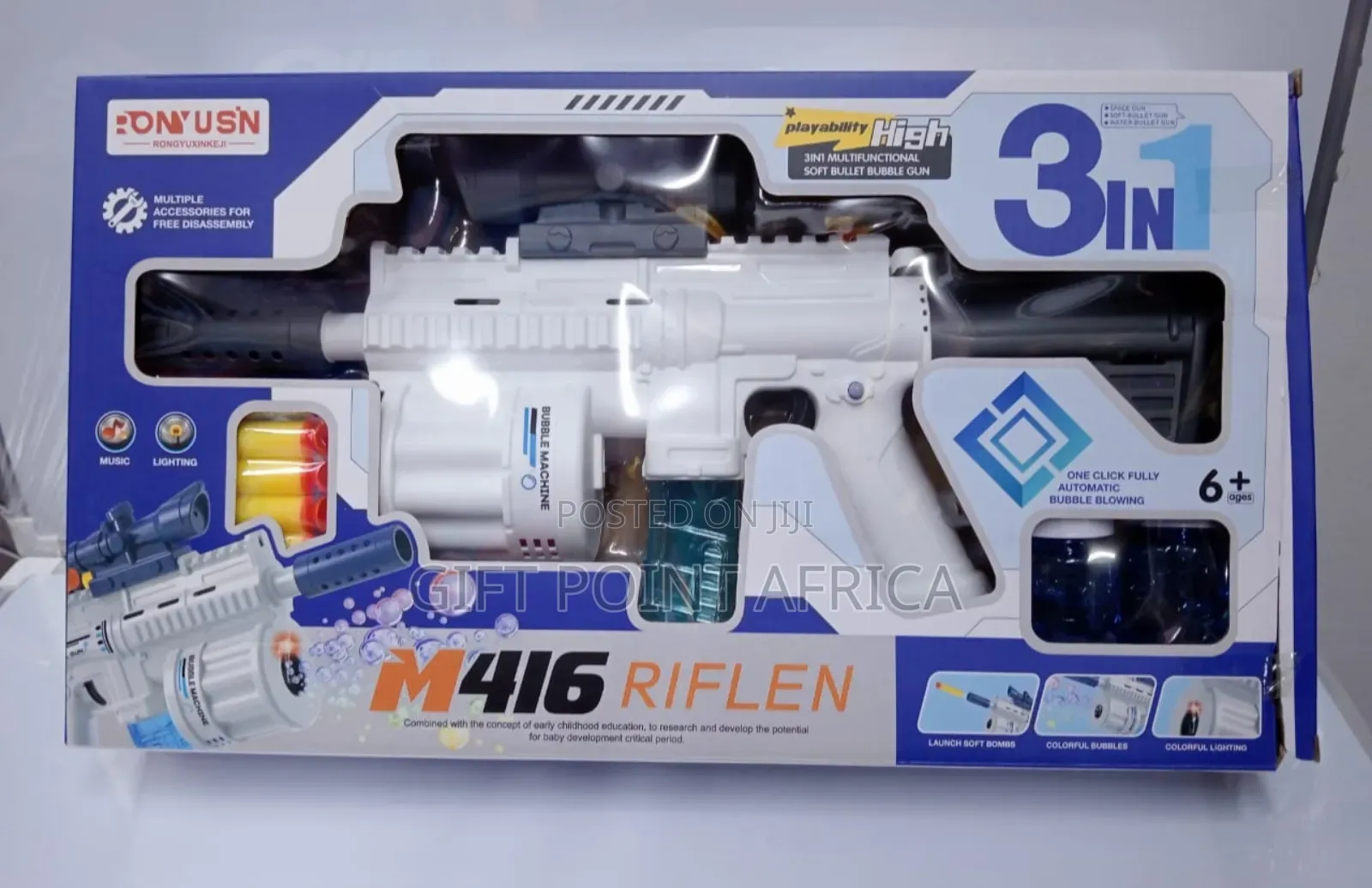 3 in 1 Kids Nerf Gun