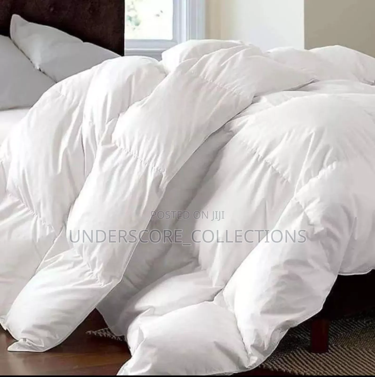 White Unbinded Duvet Set*