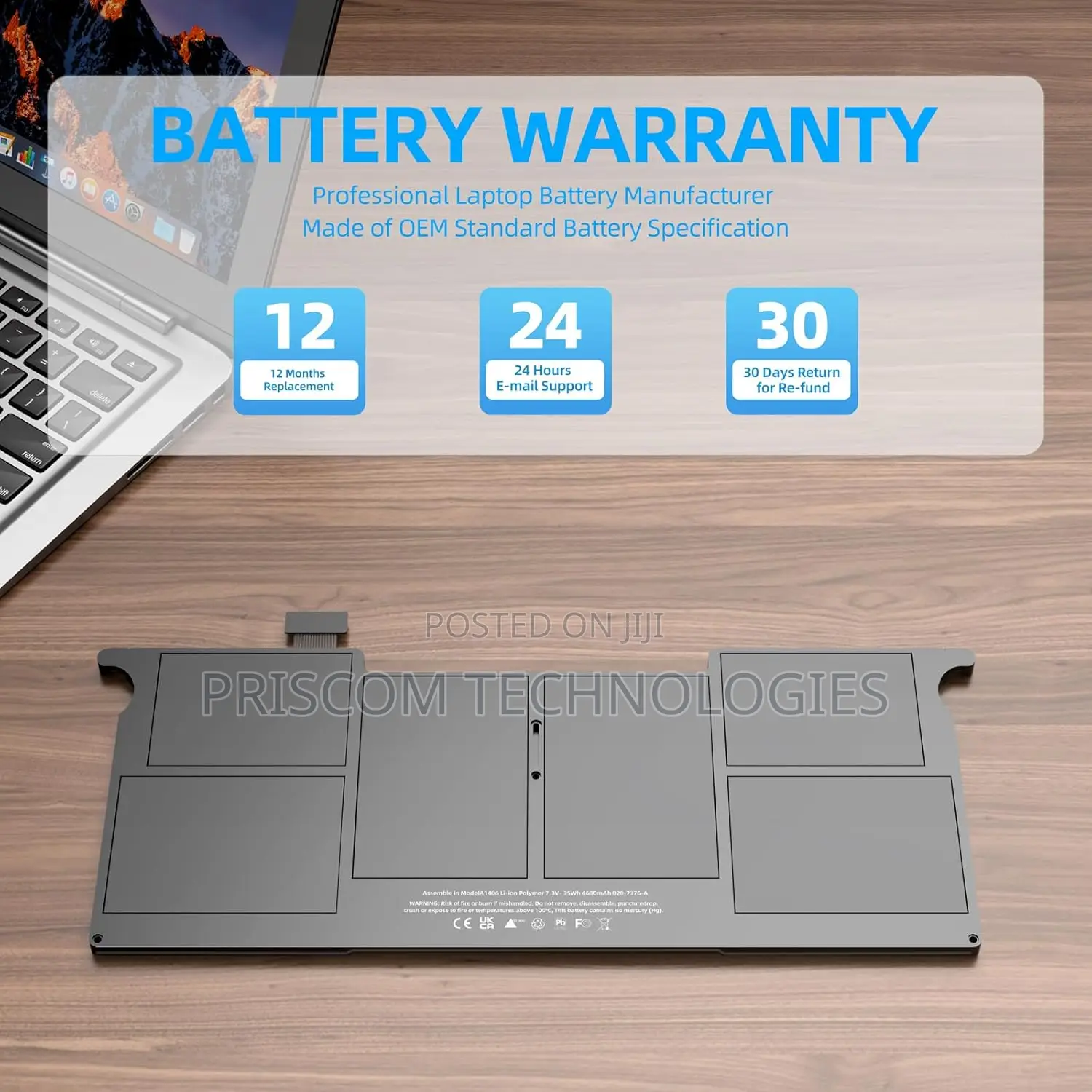 Apple Macbook Laptop Batteries - With Valid Warranty