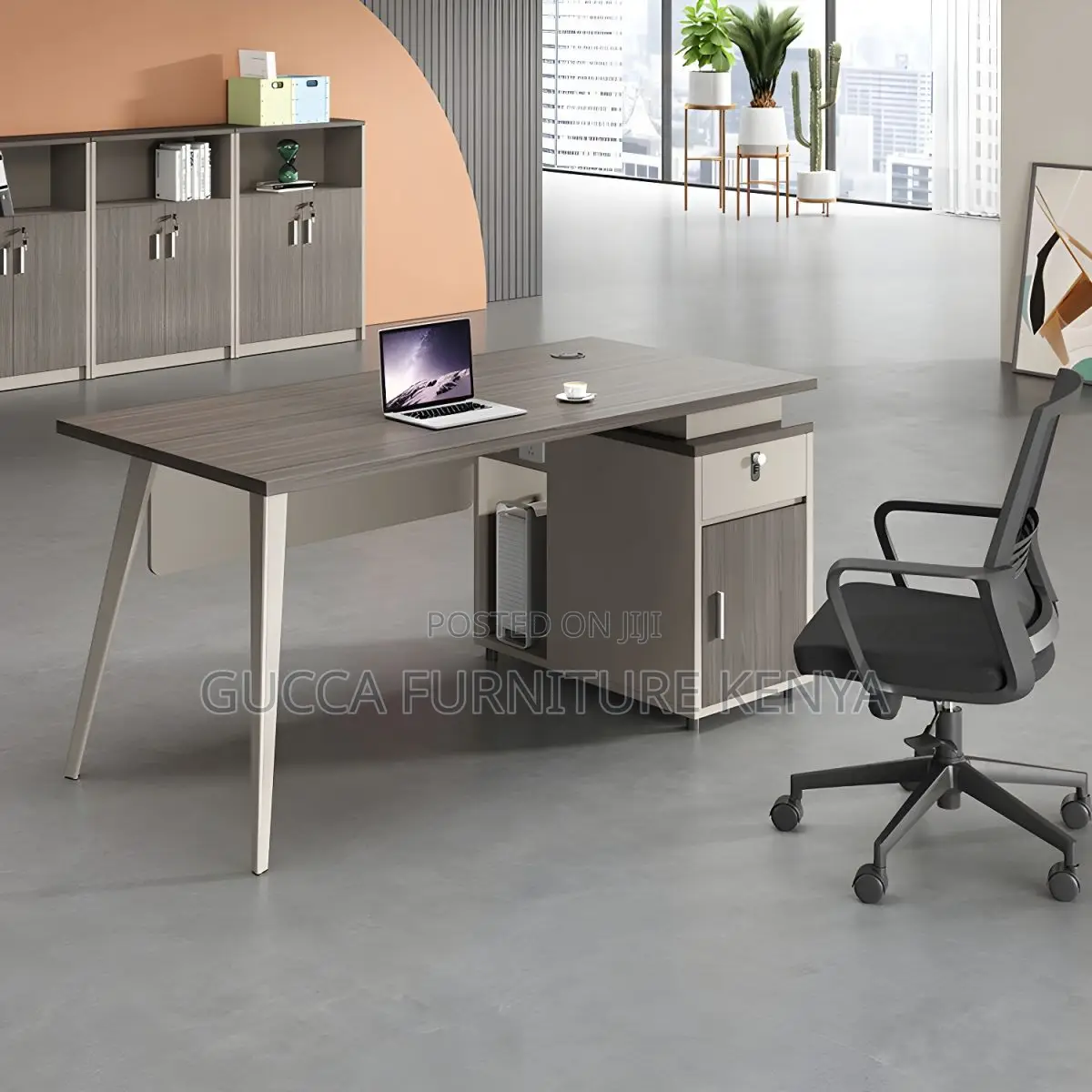 Office Tables:1200mm Simple Wood Executive Desk for Office