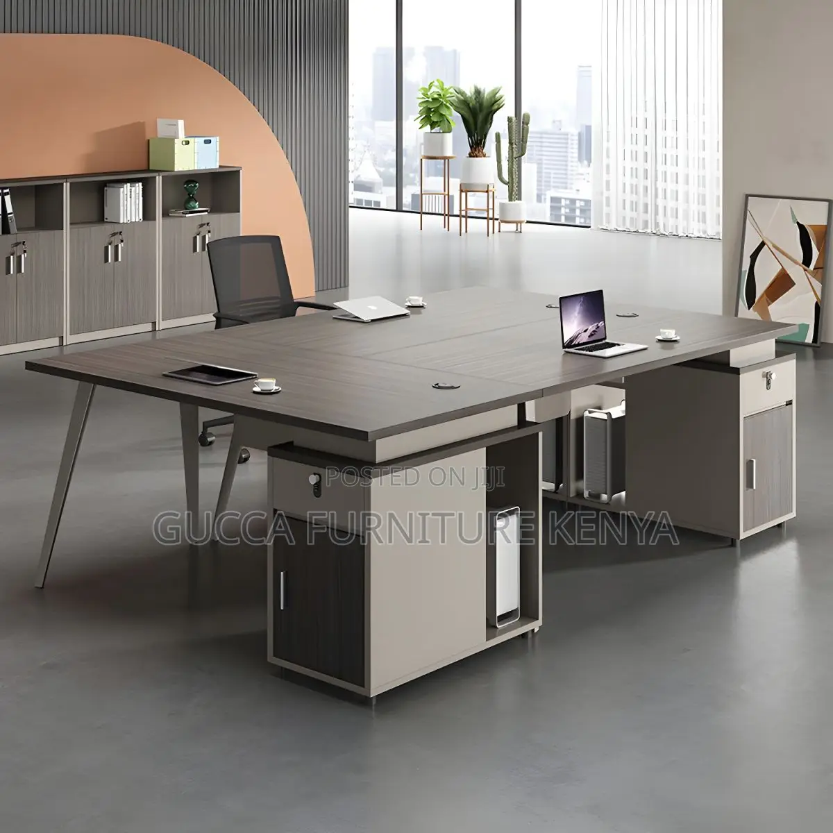 Office Tables:1200mm Simple Wood Executive Desk for Office