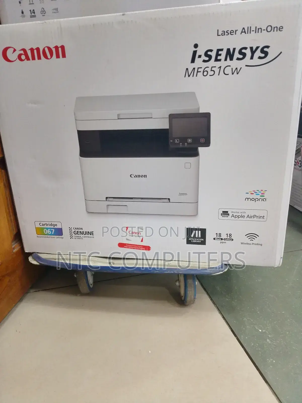 Canon I-Sensys Mf651cw A4 Colour MFP Printer