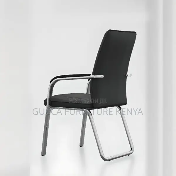 Office Chairs: Ergonomic Leather Boardroom Chair Fixed Arms