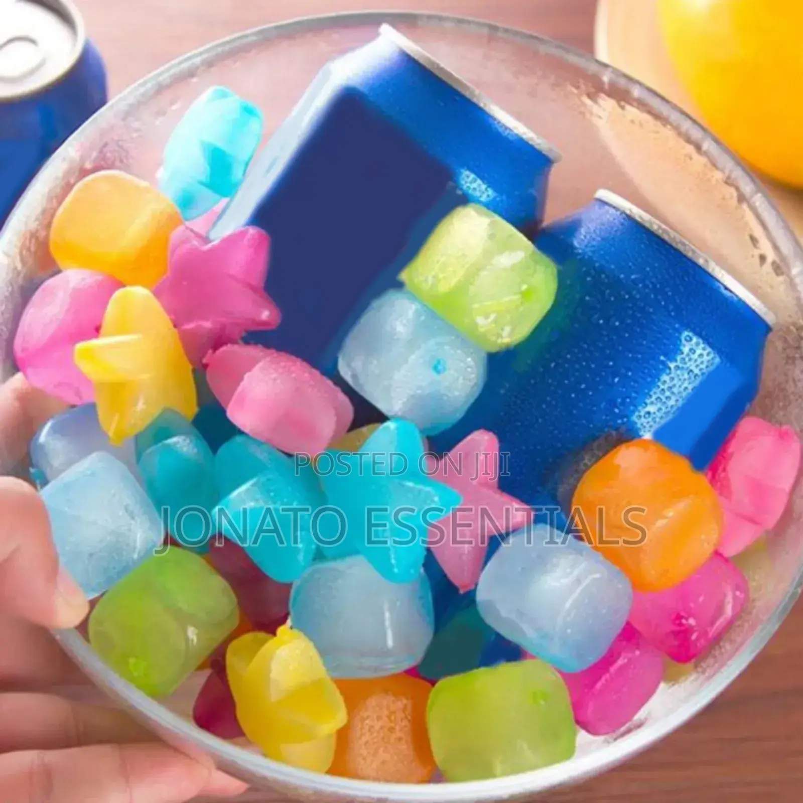 10pc Reusable Silicone Ice Cubes