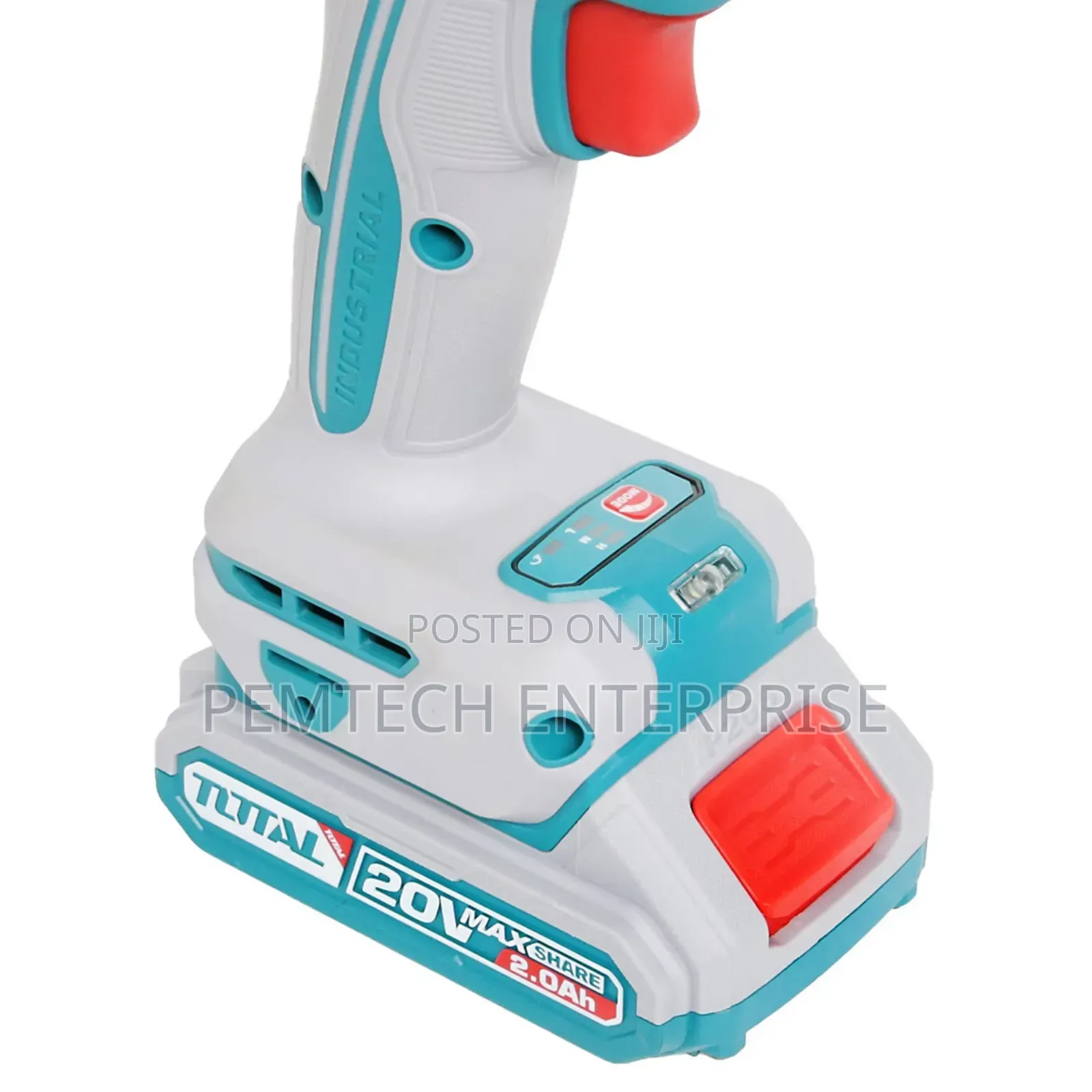 Total Li-Ion 20v Impact Wrench (With 2 X Batteries Charger