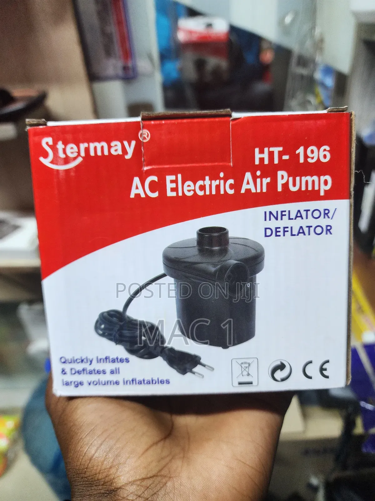 Electric Air Pump for Matress Balls,Chairs, Inflatable Pools