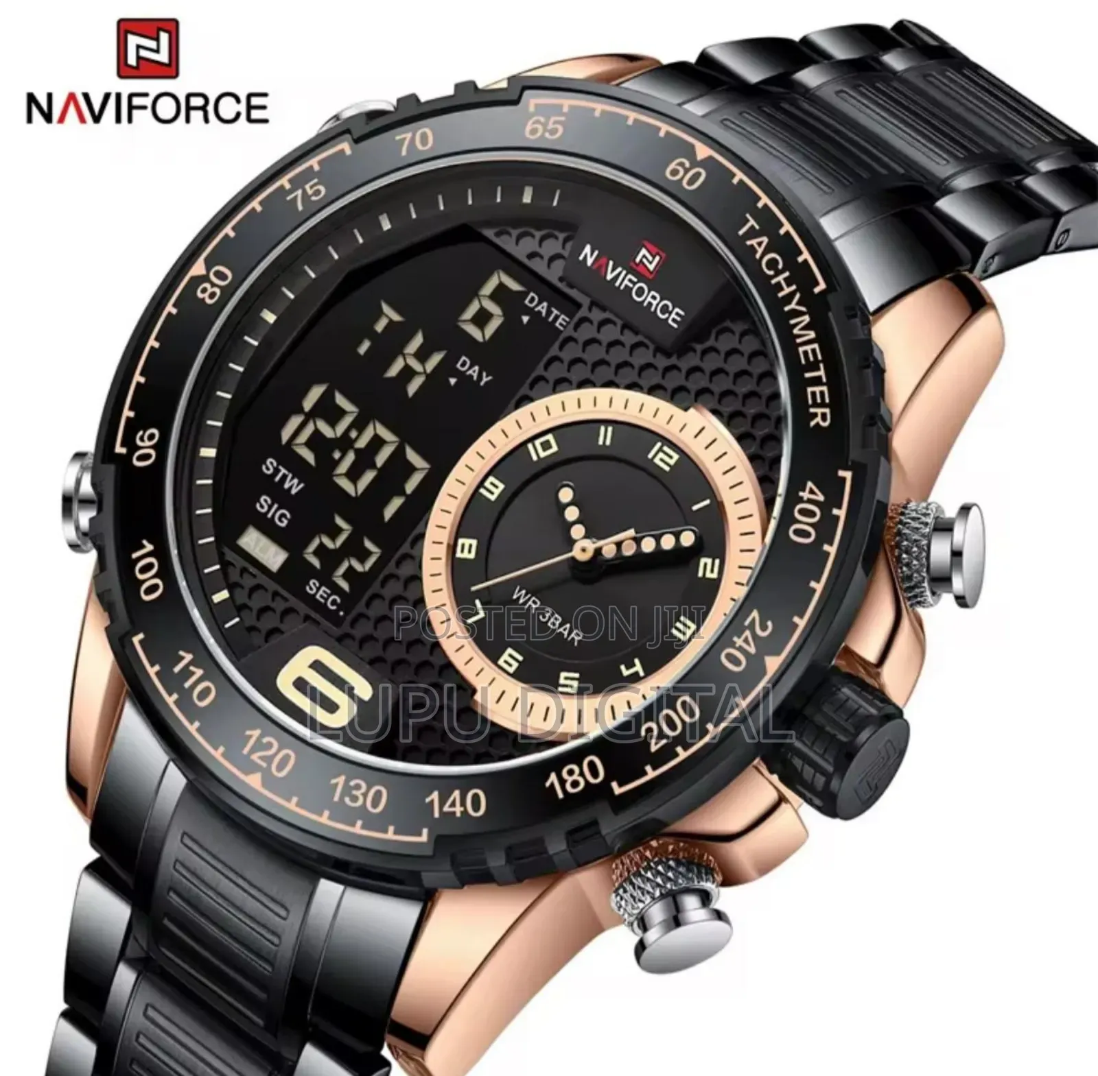 Naviforce Dual Time Gents Watch