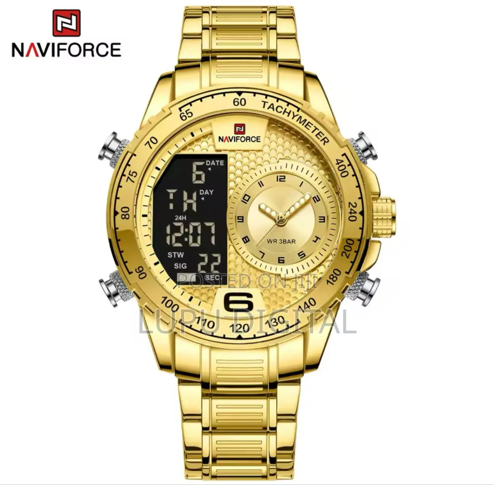 Naviforce Dual Time Gents Watch