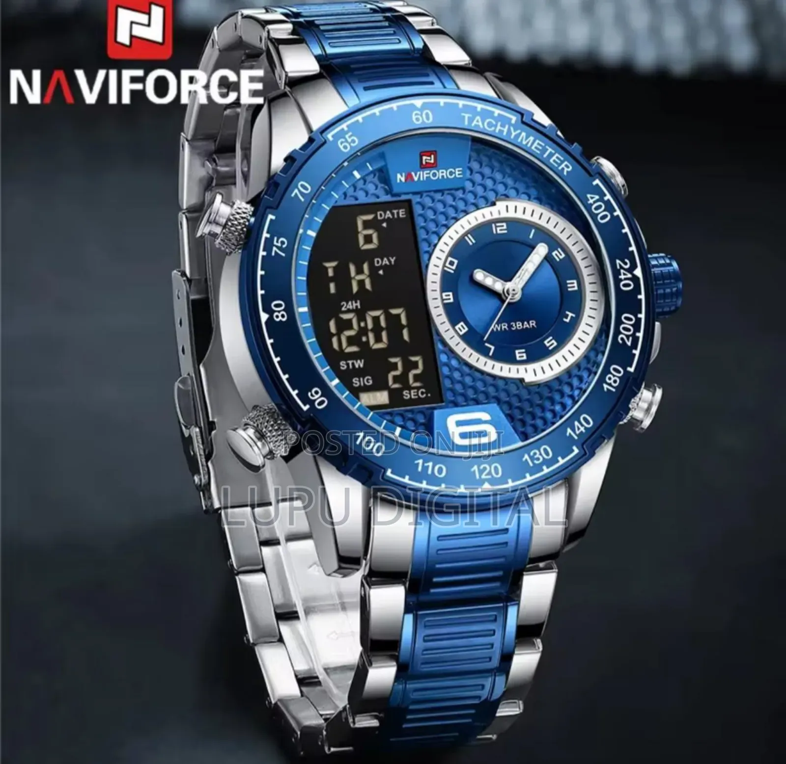 Naviforce Dual Time Gents Watch