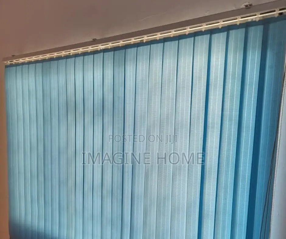 Blue Window Blinds Vertical Blinds