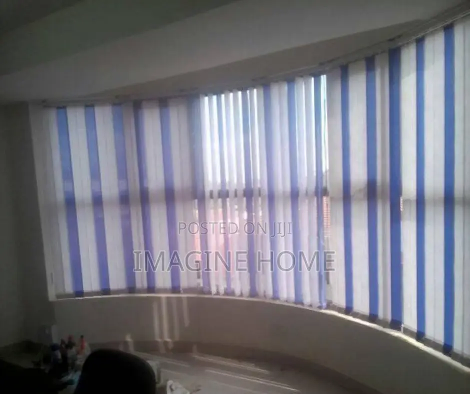 Big Office With Window Blinds Vertical Blinds