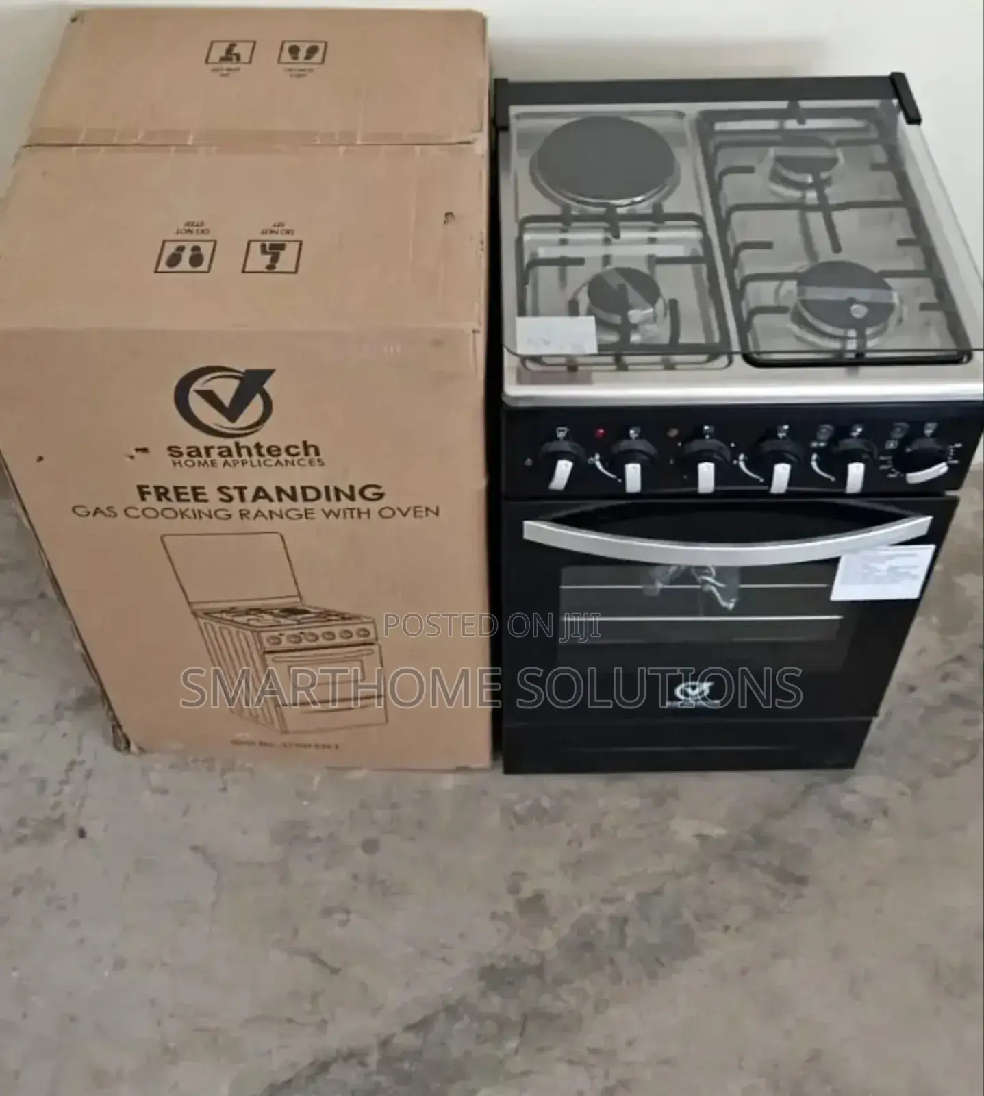 Saratech 60*60 3gas+1 Electric Hotplate Free Standing Cooker