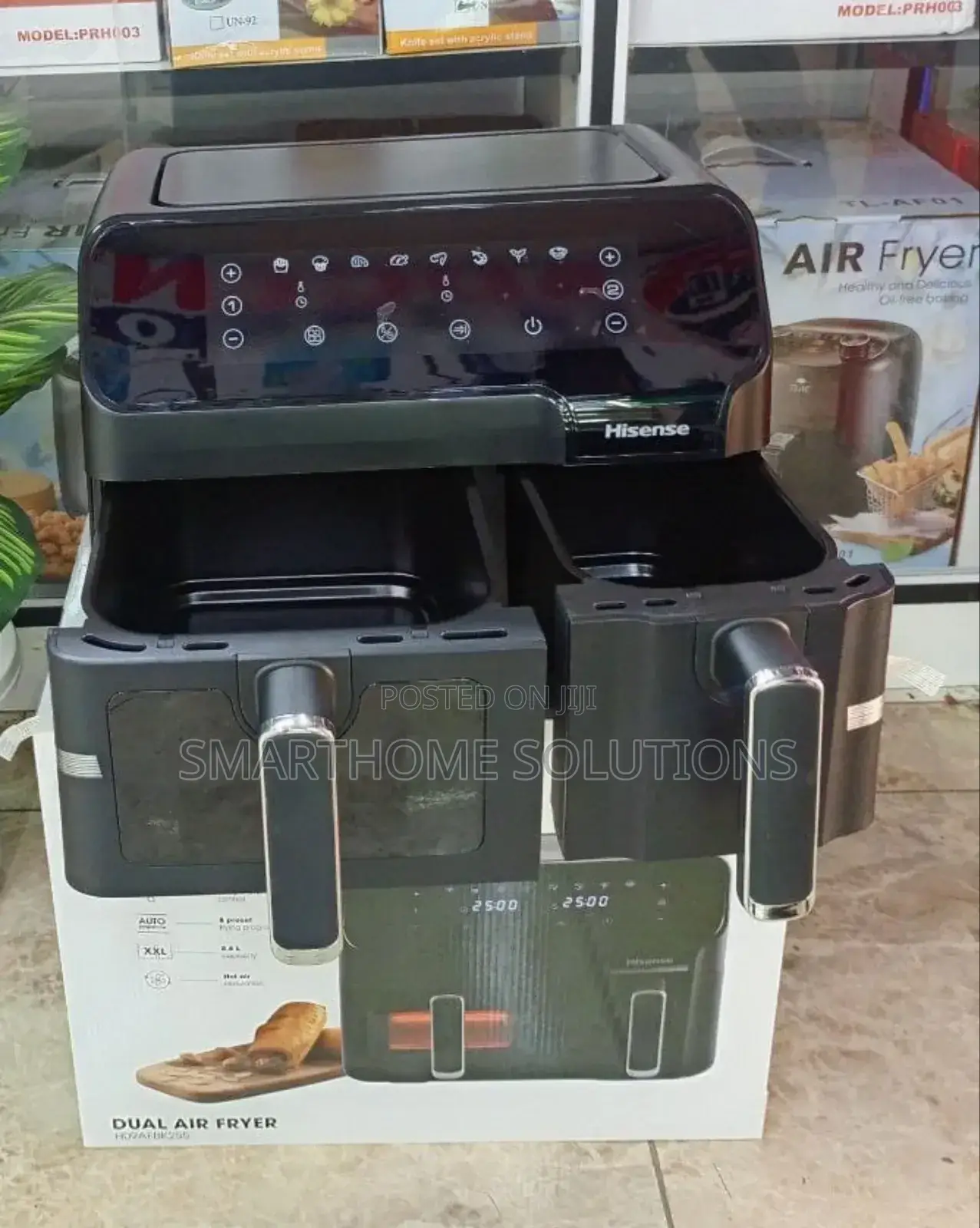 8.6 Litres Hisense Double Baskets Air Fryers.