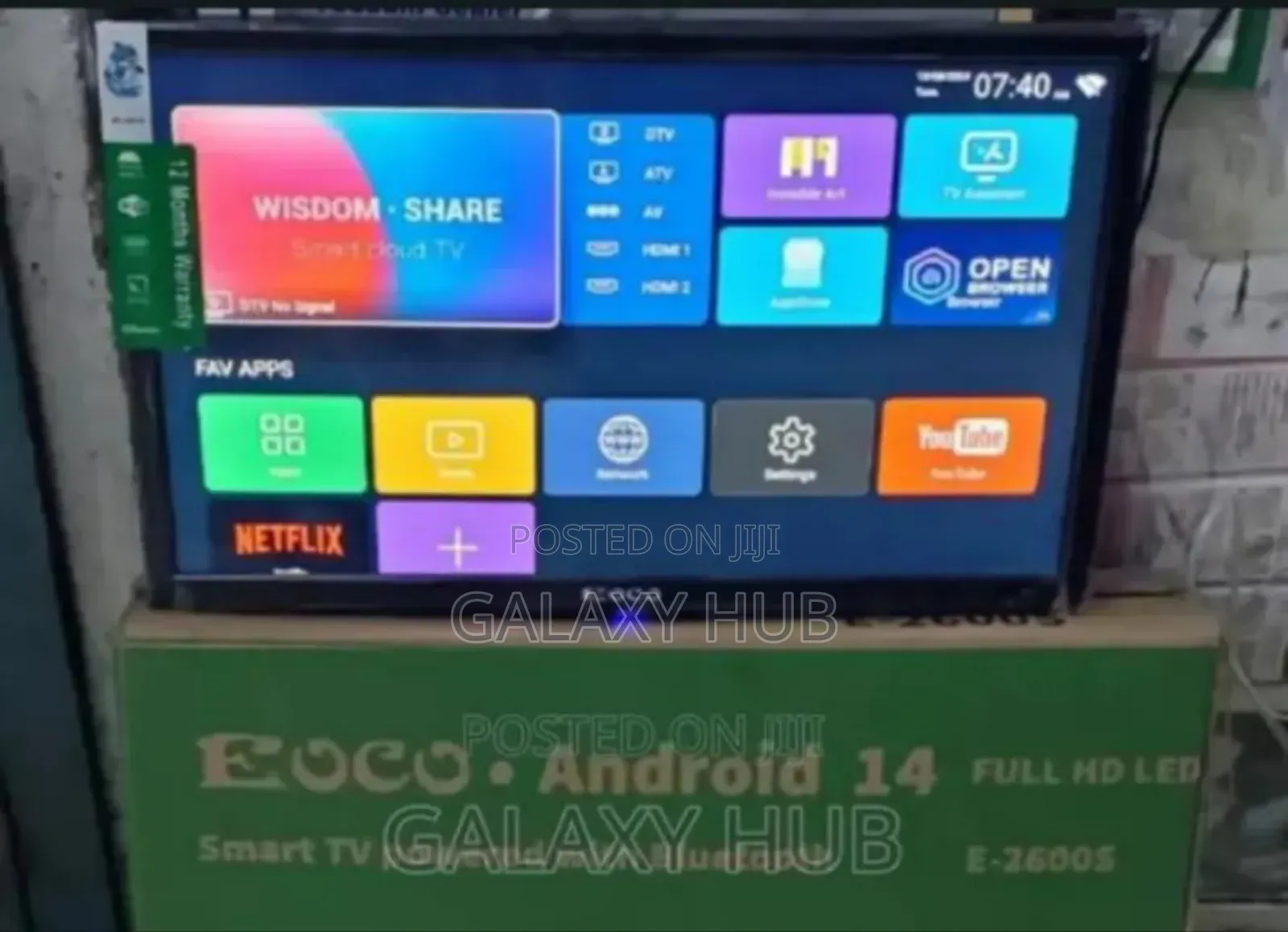 26 Inches Ac/Dc Ecco Smart Android Digital Tv With Bluetooth