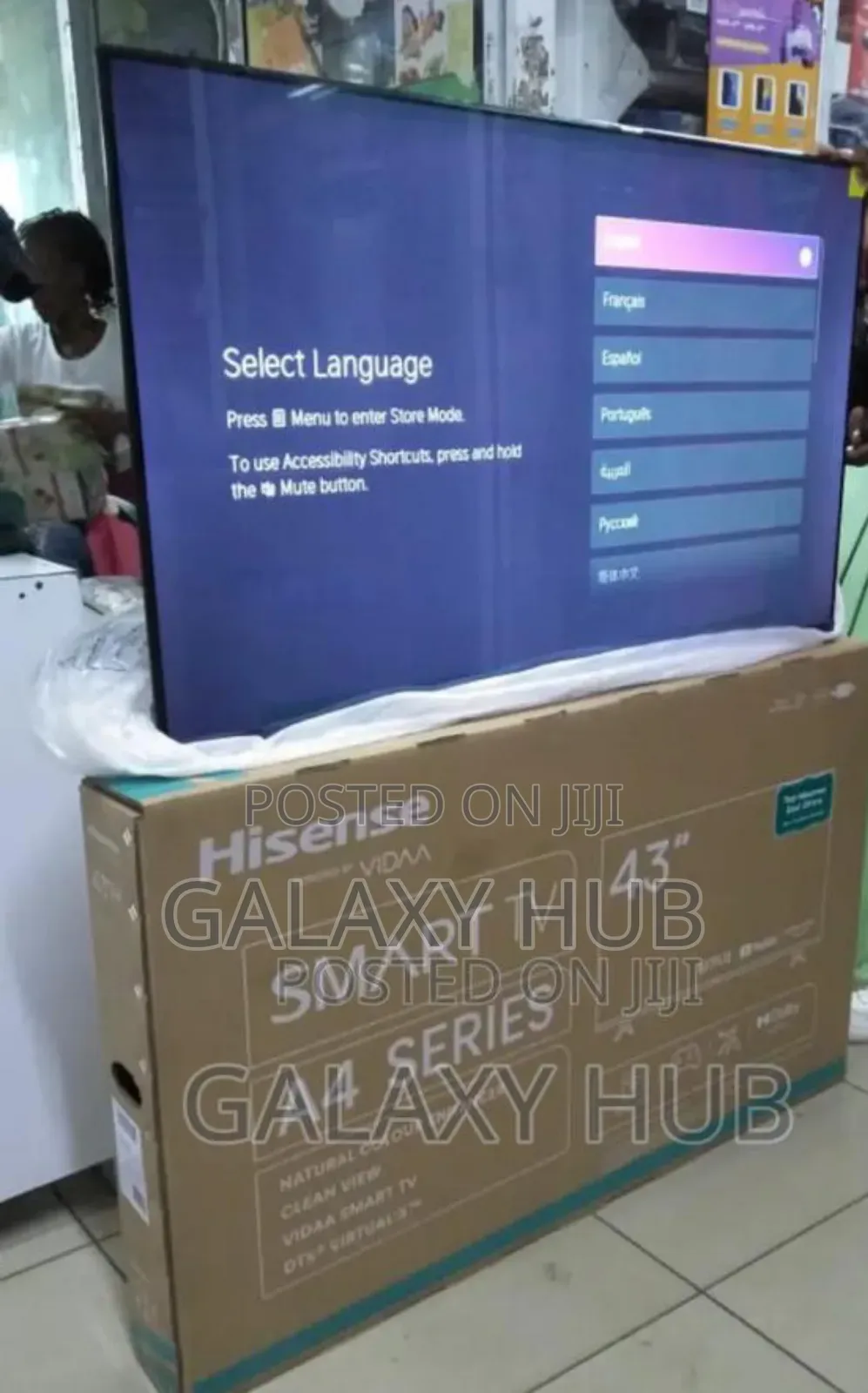 Hisense 43" Smart A4 Frameless Tv