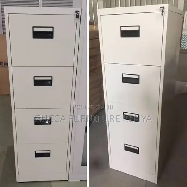 Cabinets: Vertical Low Office Cabinet With 4-Drawer