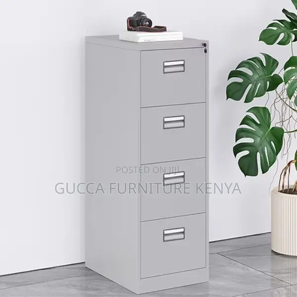Cabinets: Vertical Low Office Cabinet With 4-Drawer
