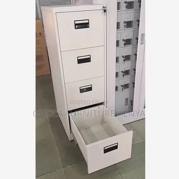 Cabinets: Vertical Low Office Cabinet With 4-Drawer