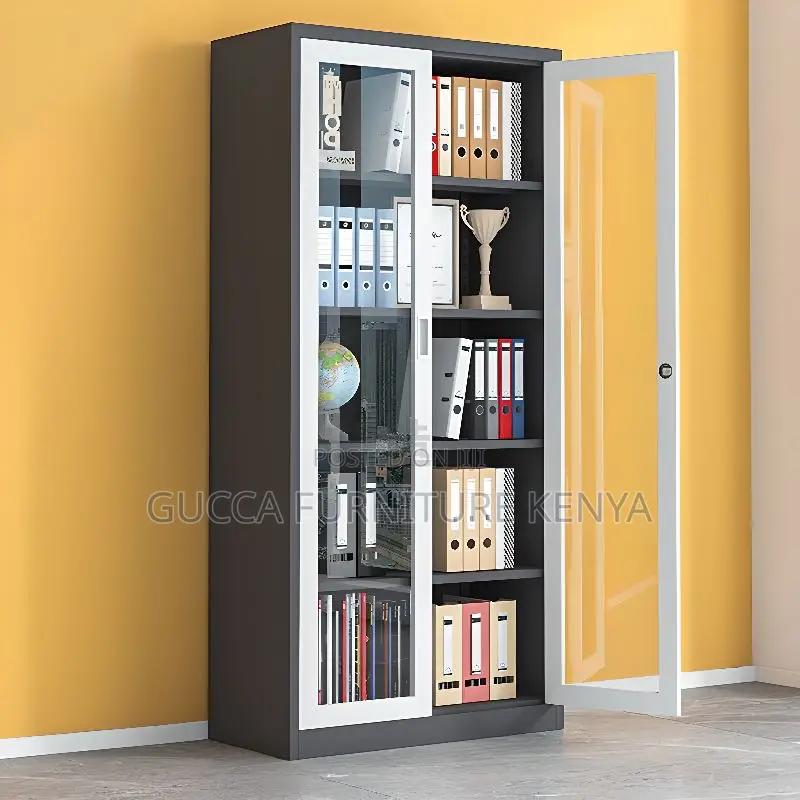 Cabinets:Dark Gray Contemporary Steel Supplies Storage Unit