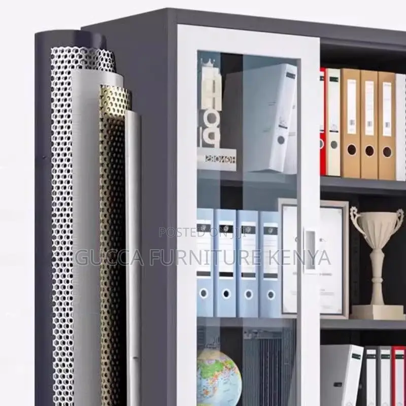 Cabinets:Dark Gray Contemporary Steel Supplies Storage Unit
