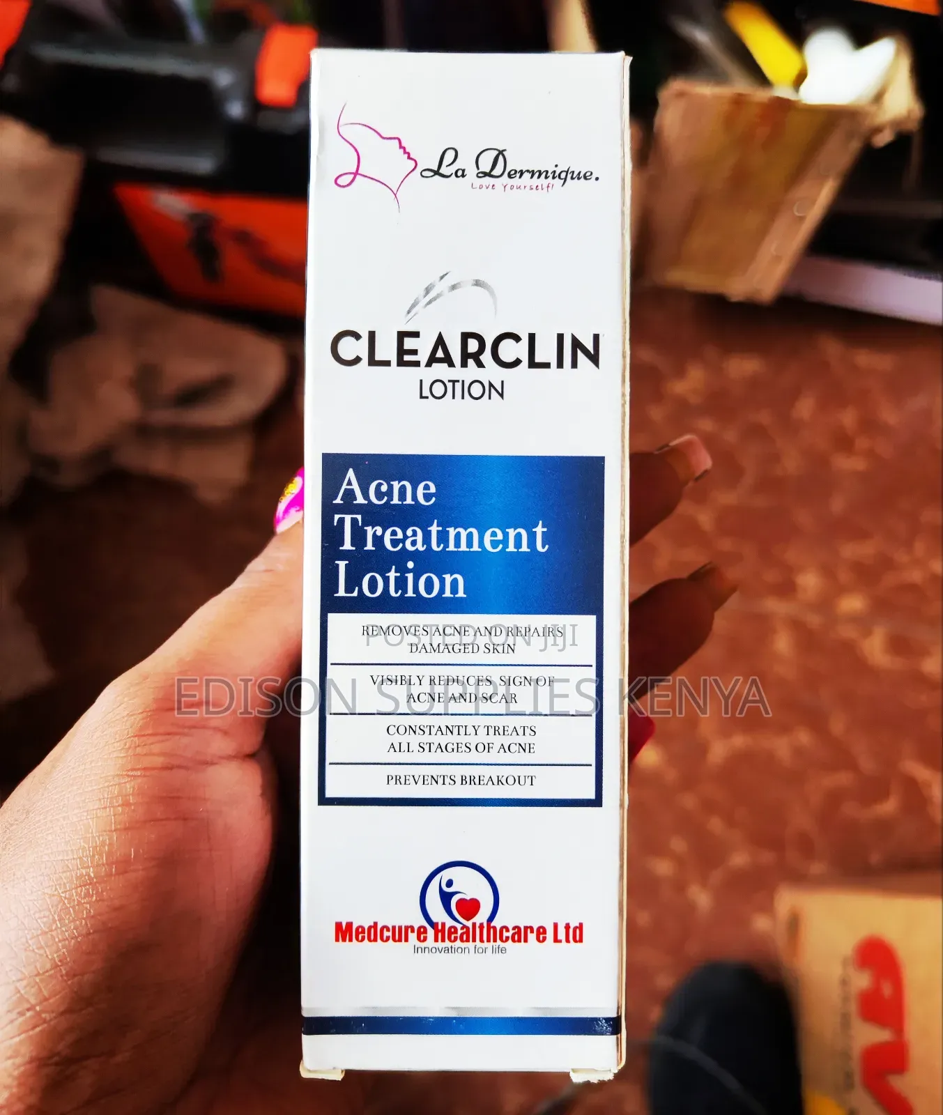 Clearclin Acne Treatment Lotion for Pimples and Dark Spots