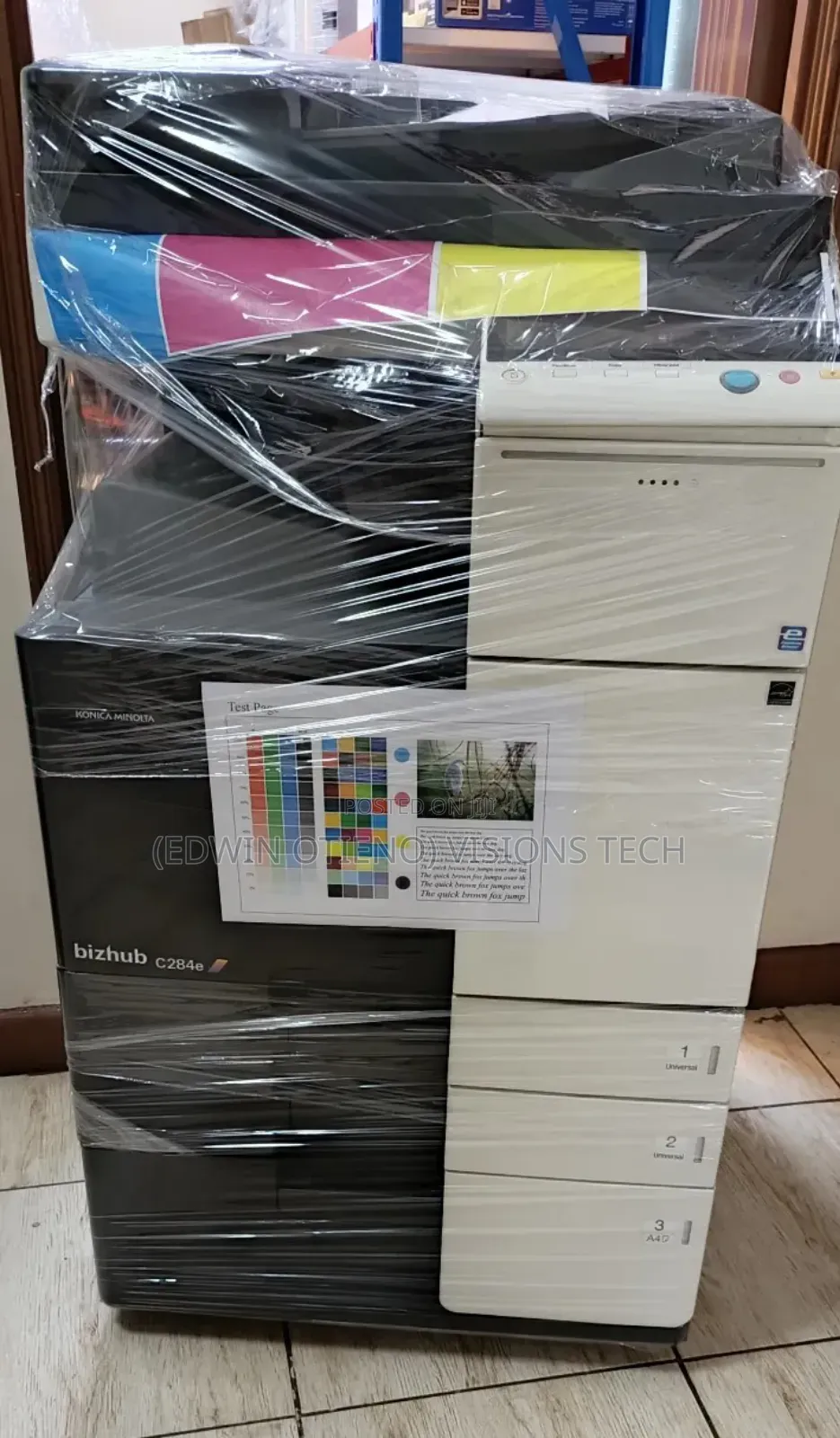 Colored Konica Minolta C284e A3 Machine