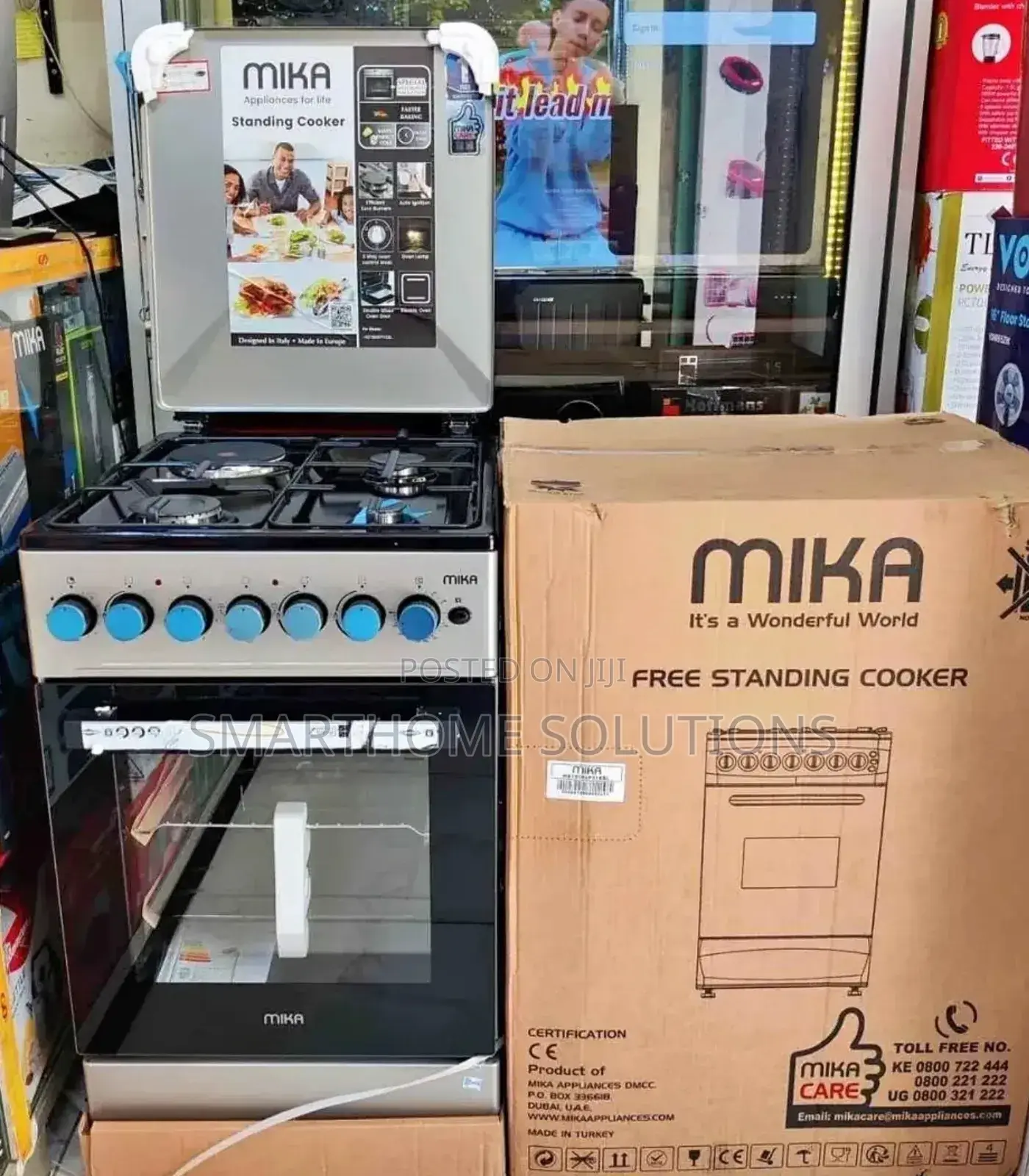 Mika 50x60 Standing Gas Cooker – Power, Style Performance