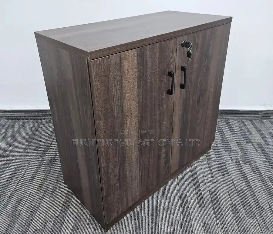 Cabinets: 2-Door Wooden Storage Office Chest