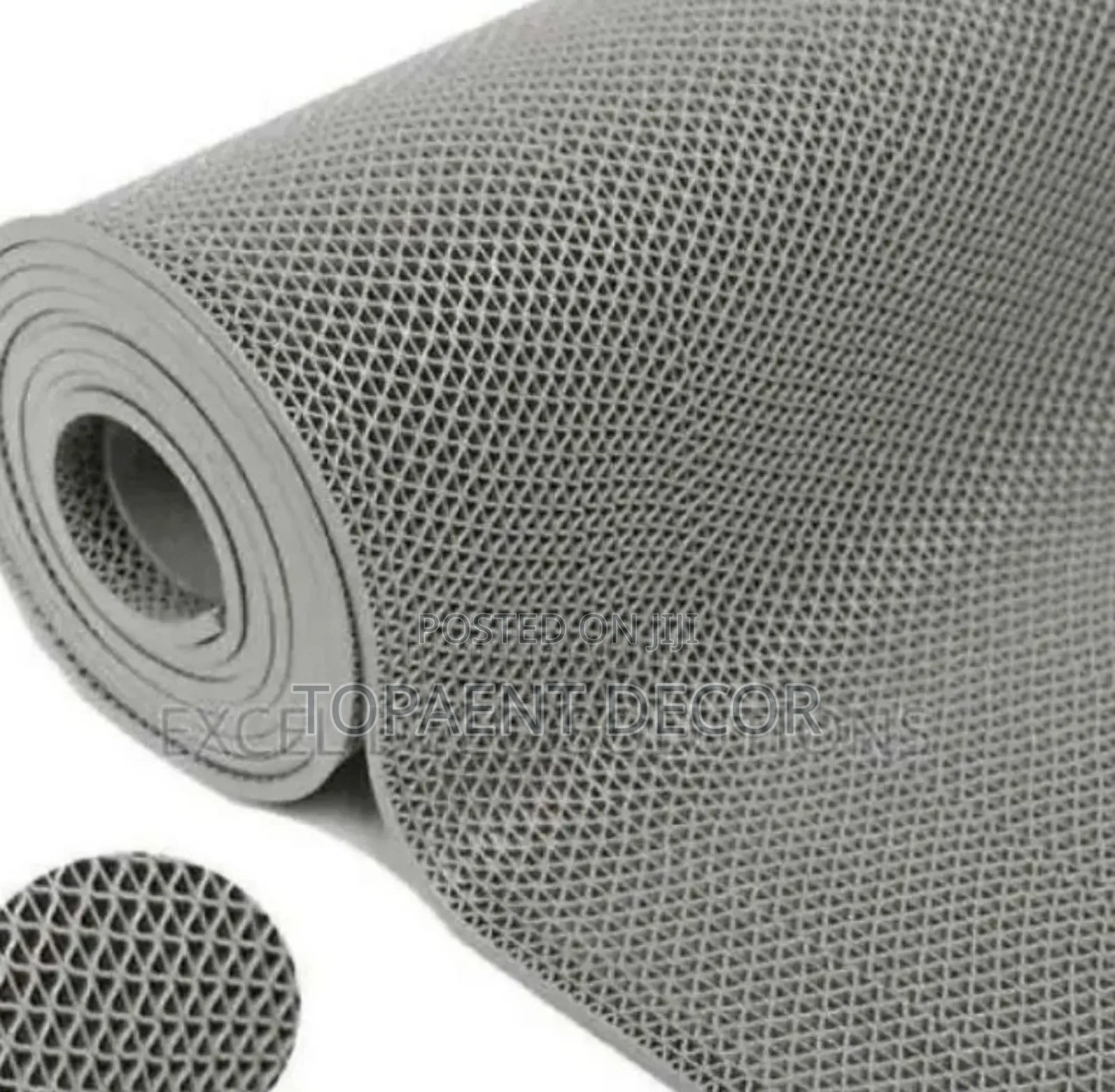 Light Grey Perforated 1.3m Wide PVC Antislip Mats