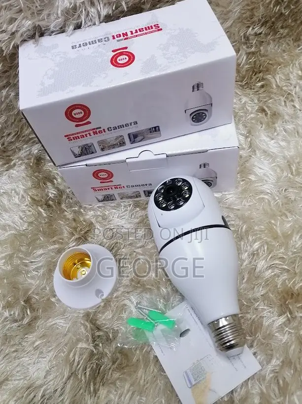 Very Powerful Single Lens V380 Bulb Camera Wifi Ptz*Camera